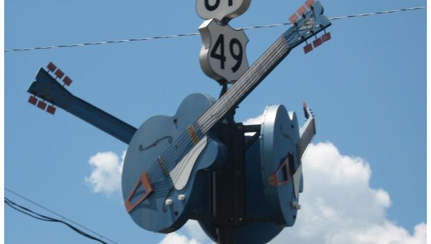 Street sign in Clarksdale