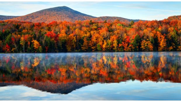 Vermont Fall Leaves Camping Trip