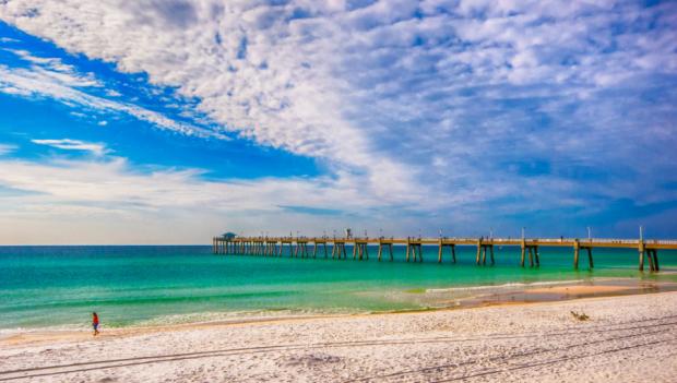 KOA campsites near Destin Beach have amazing beach views